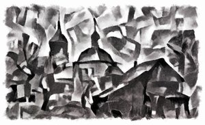 view (black) #1,2016, tekijältä Alex Caminker