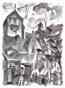 näkymä (musta) #6,2016, tekijältä Alex Caminker