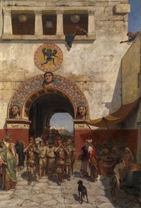Portti Volterrassa, Etruriassa tekijältä Alexander Alexandrovich Svedomsky