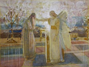 Arkkienkeli Gabriel löi Zakariaan tyhmäksi, 1840-luvun loppu