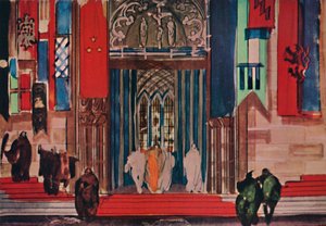 "Design for Stage Setting", c1927 tekijältä Alexander Baranowsky