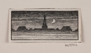 Tanskalainen:  Hertzin "Posthuset i Hirschholm" vinjetti.