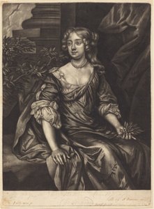 Oikea arvoisa rouva Elizabeth Butler, Chesterfieldin kreivitär tekijältä Alexander Browne after Sir Peter Lely