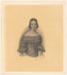 Antoinette Marie Henriette Jeanne Reigersmanin muotokuva, Jonkheer Pieter van den Brandelerin vaimo tekijältä Alexander Cesar August Valois (signed by artist)