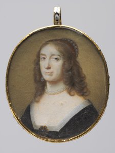 Muotokuva Elizabeth Stuartista, ruhtinaasta Palatinesta ja Böömin kuningattaresta, 1630-luku. tekijältä Alexander Cooper