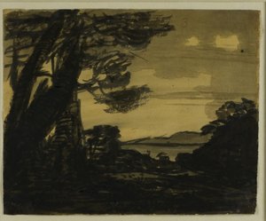 Vuohet järven reunalla tekijältä Alexander Cozens