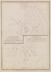 Kotkansaaren ja Lintusaaren suunnitelma, 1700-luvun loppupuoli - 1800-luvun alku (paperi).