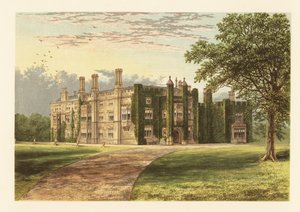 Drakelowe Hall, Derbyshire, Englanti. tekijältä Alexander Francis (after) Lydon