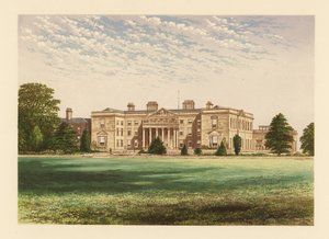 Gopsall Hall, Leicestershire, Anglaterra. finlandès tekijältä Alexander Francis (after) Lydon