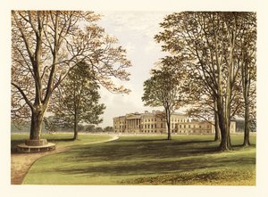 Hamiltonin palatsi, Lanarkshire, Skotlanti. ,1880 (kaiverrus)
