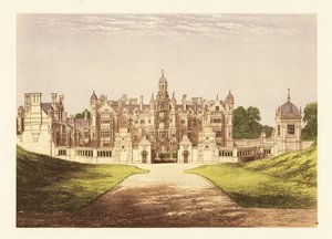 Harlaxton Manor, Lincolnshire, Englanti.