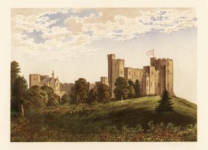 Peckforton Castle, Cheshire, Englanti. tekijältä Alexander Francis (after) Lydon