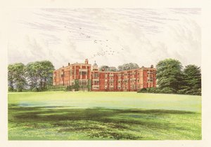 Temple Newsam, Yorkshire, Englanti. ,1880 (kaiverrus) tekijältä Alexander Francis (after) Lydon