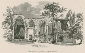 Bolton Priory, kuoro ja Transept, etelästä tekijältä Alexander Francis Lydon