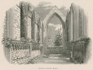 Bolton Priory, kuoro katsoo itään tekijältä Alexander Francis Lydon