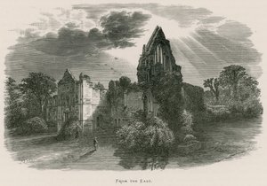 Dryburgh Abbey, idästä tekijältä Alexander Francis Lydon