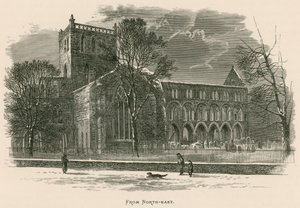 Jedburgh Abbey, koillisesta tekijältä Alexander Francis Lydon