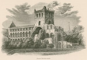 Jedburgh Abbey, kaakosta tekijältä Alexander Francis Lydon