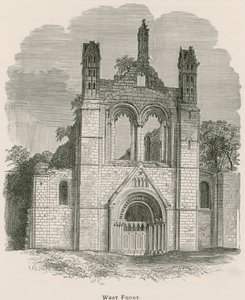 Kirkstall Abbey, länsirintama tekijältä Alexander Francis Lydon