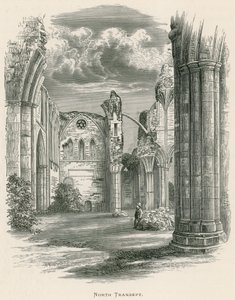 Melrose Abbey, North Transept tekijältä Alexander Francis Lydon