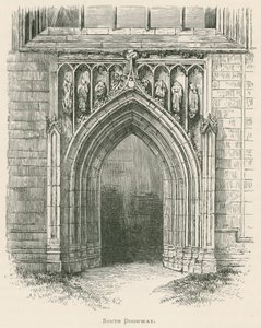 Melrose Abbey, South Doorway tekijältä Alexander Francis Lydon
