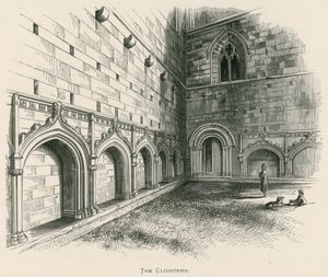 Melrose Abbey, The Cloisters tekijältä Alexander Francis Lydon