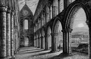 Nave Looking West, Jedburgh Abbey, 1880, 1897 tekijältä Alexander Francis Lydon