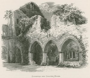 Netley Abbey, Cloisters ja Chapter House tekijältä Alexander Francis Lydon