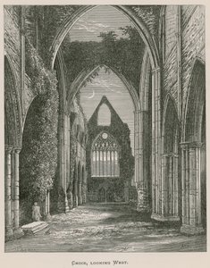 Tintern Abbey, kuoro, joka näyttää lännestä tekijältä Alexander Francis Lydon