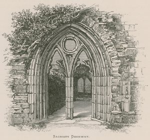 Tintern Abbey, Sacristy Doorway tekijältä Alexander Francis Lydon