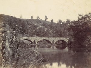 Antietamin silta, Sharpsburg ja Boonsboro Turnpike, nro 1, syyskuu 1862, 1862. tekijältä Alexander Gardner