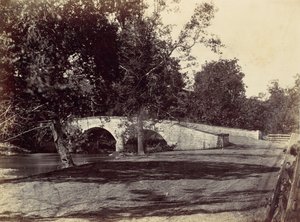 Burnside Bridge, Across the Antietam, lähellä Sharpsburgia, nro 1, syyskuu 1862, 1862. tekijältä Alexander Gardner
