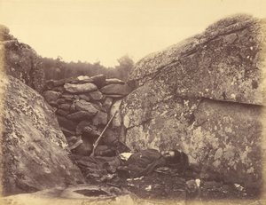 Kapinallisen tarkka-ampujan koti, Gettysburgissa