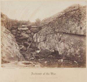 Kapinallisten ampujan koti, Gettysburg, heinäkuu