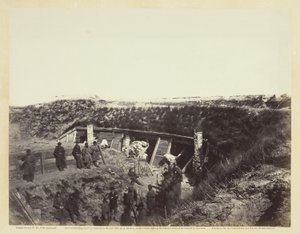 The Pulpit, Fort Fisher, N.C., tammikuu 1865. tekijältä Alexander Gardner