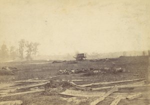Näkymä Antietamin taistelukentällä, syyskuu 1862, 1862. tekijältä Alexander Gardner