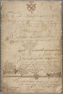 Alexander Gillespien lehti, 1662-85 tekijältä Alexander Gillespie