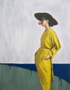 Elegant Woman Pink Bubble tekijältä Alexander Grahovsky