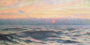 Auringonlasku, noin 1900