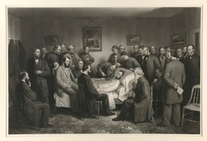 Lincoln kuolinvuoteellaan