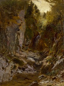 The Flume, Opalescent River, Adirondacks, n. 1875.