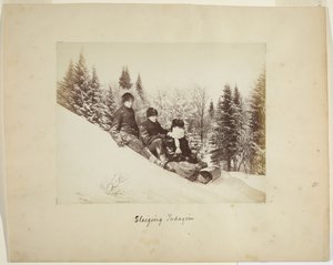Kelkkailu, n. 1873 (albumiprintti (komposiitti)) tekijältä Alexander Henderson