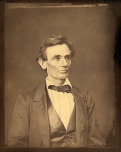 Lincolnin muotokuva presidenttiehdokkaana tekijältä Alexander Hesler