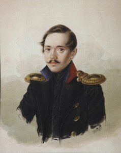 Runoilija Mihail Lermontovin muotokuva 1814-1841, 1839