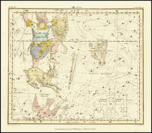 1822 - Alexander Jamieson - Orion, Psaltriem Georgii, Sceptrum Brandenburgium, Lepus ja Columba Noachi. tekijältä Alexander Jamieson
