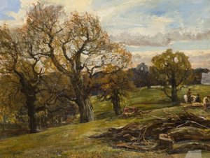 Cadzow Forest, n. 1860 (öljy kankaalle)