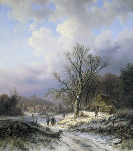 Luminen maisema tekijältä Alexander Joseph Daiwaille
