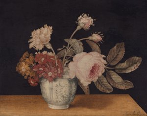 Kukat Delft-purkissa, 1663.