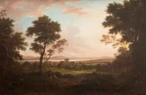 Castle Huntly, n. 1800 (öljy kankaalle) tekijältä Alexander Nasmyth