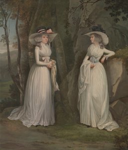 Eleanor ja Margaret Ross, vuosina 1785-1790. tekijältä Alexander Nasmyth
